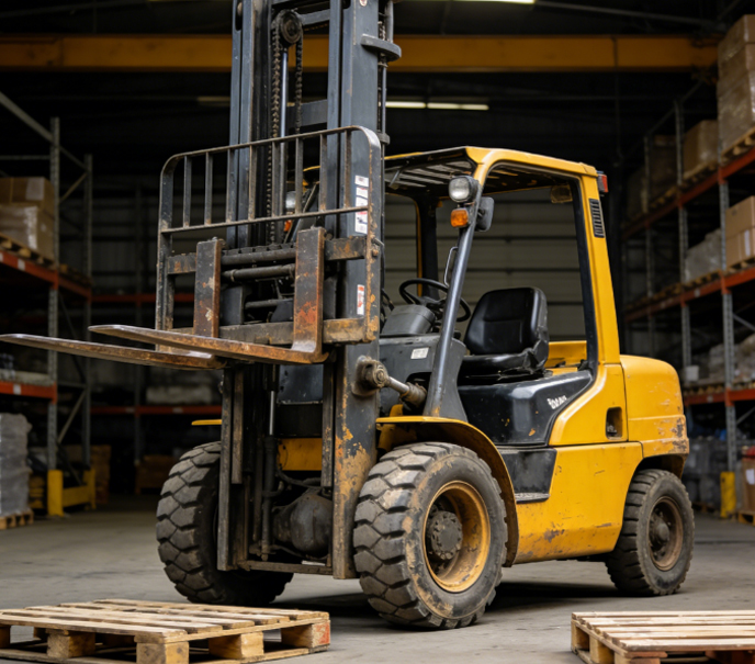 Forklift Logistics Yard Operations